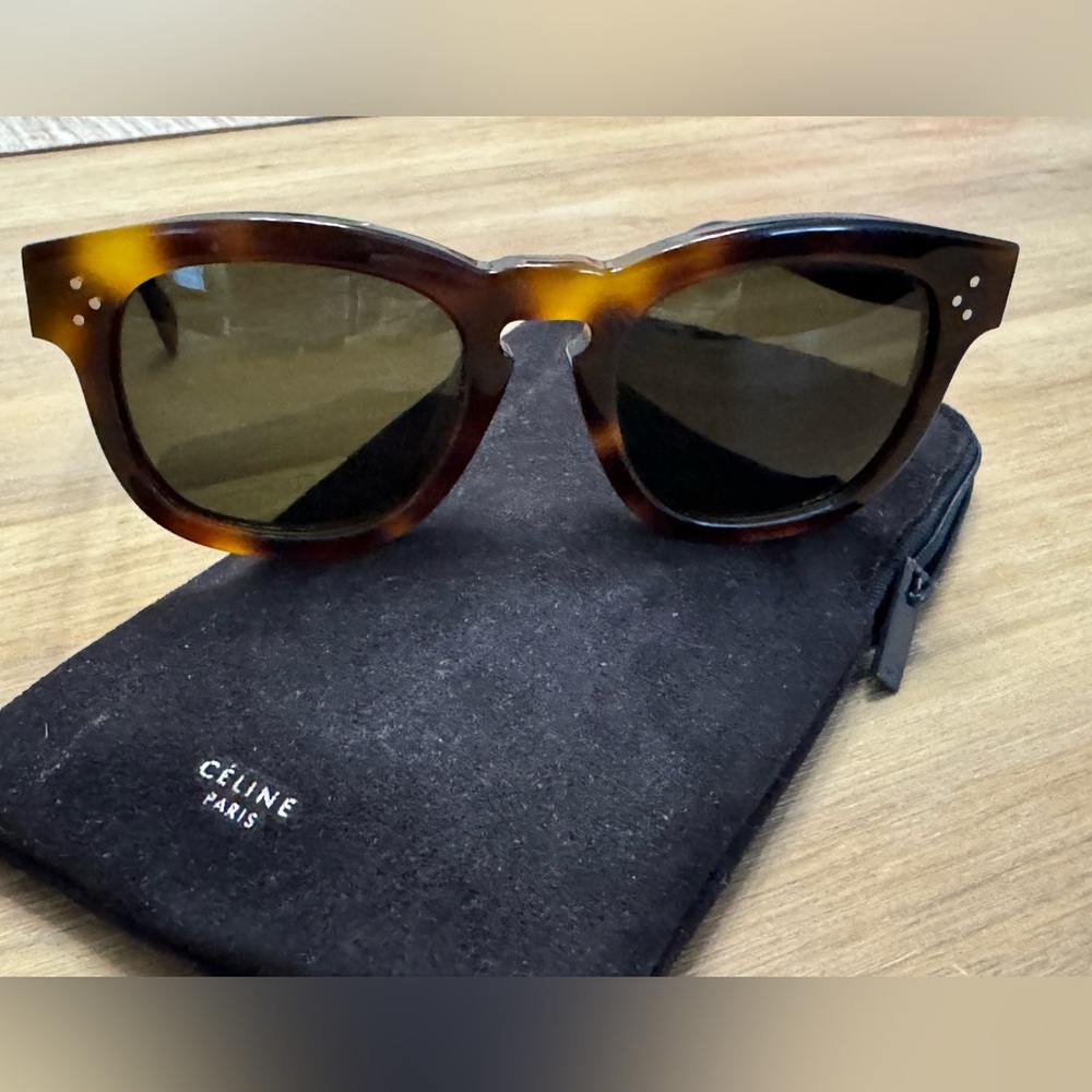 Celine Brown Tortoise Sunglasses